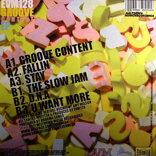 EVM128 : Groove Content EP (12", EP)