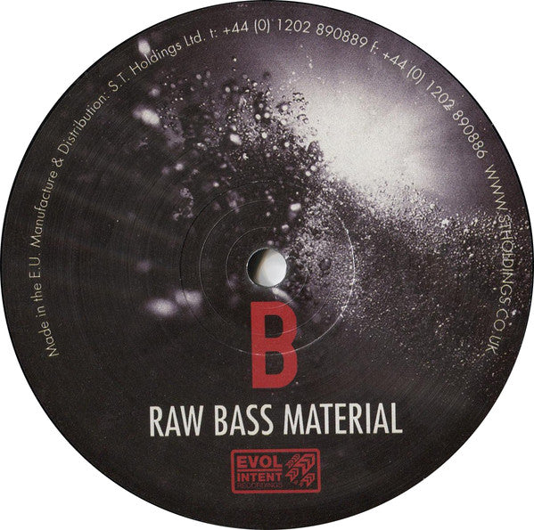 Evol Intent : Under / Raw Bass Material (12")