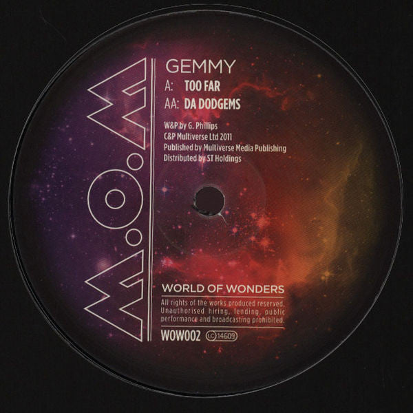 Gemmy (2) : Too Far / Da Dodgems (12")