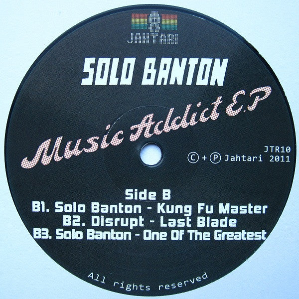 Solo Banton : Music Addict E.P (12", EP)