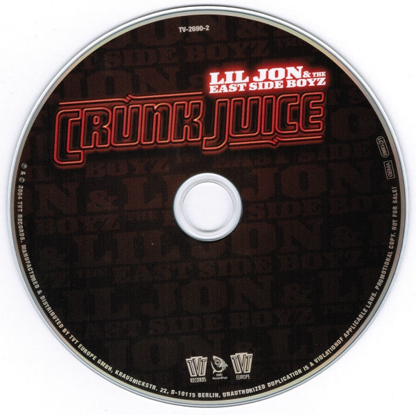 Lil' Jon & The East Side Boyz : Crunk Juice (CD, Album)