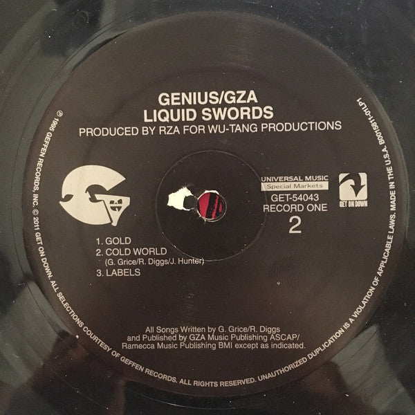 The Genius / GZA : Liquid Swords (2xLP, Album, RE)