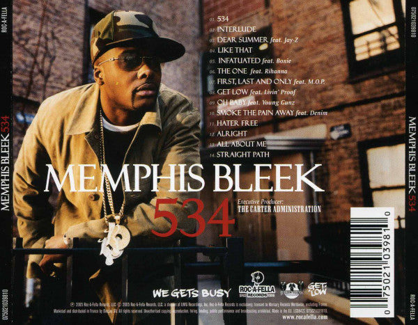 Memphis Bleek : 534 (CD, Album)