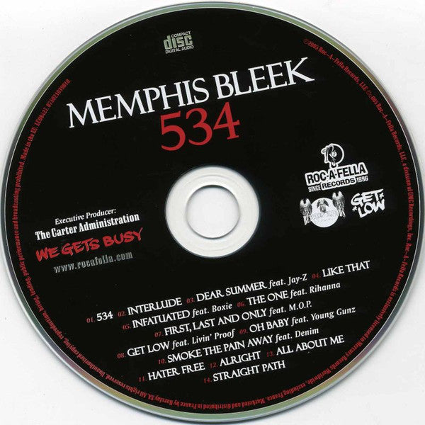 Memphis Bleek : 534 (CD, Album)