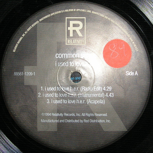 Common Sense* : I Used To Love H.E.R. / Communism (12")