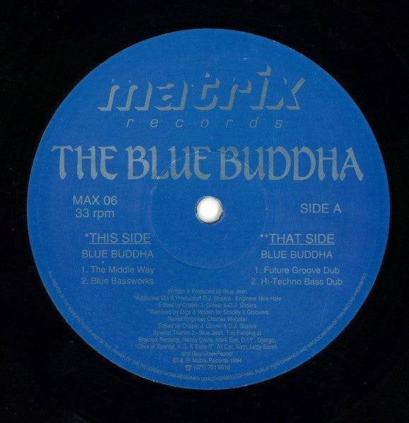 The Blue Buddha : Blue Buddha (12")