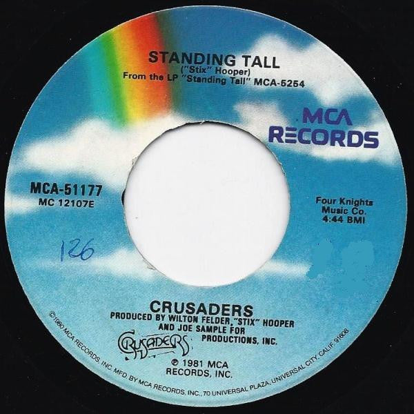 The Crusaders With Guest Artist Joe Cocker : I'm So Glad I'm Standing Here Today (7", Glo)