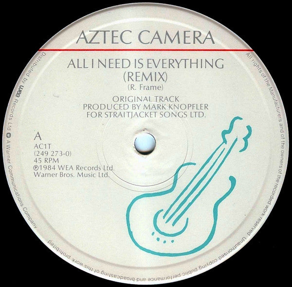 Aztec Camera : All I Need Is Everything (Remix) (12", Single, Ltd, Pos)