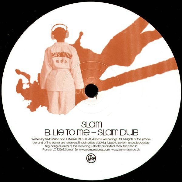 Slam Featuring Ann Saunderson : Lie To Me (12")