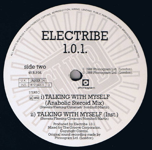 Electribe 101 : Talking With Myself (Deep Dream Remix) (12")