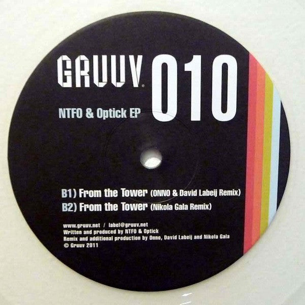 NTFO & Optick : NTFO & Optick EP (12", EP, Cle)