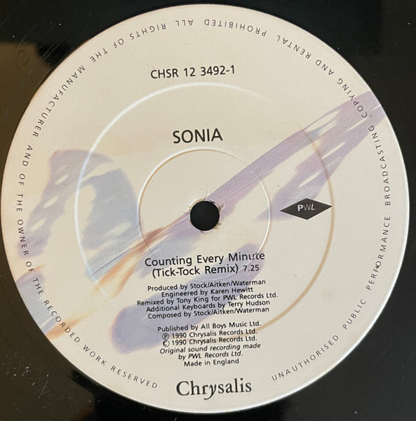 Sonia : Counting Every Minute (Tick-Tock Remix) (12")