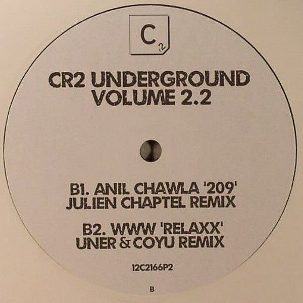 Various : Cr2 Underground Volume 2.2 (12", Comp)