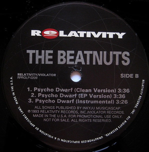 The Beatnuts : No Equal (12", Single, Promo)