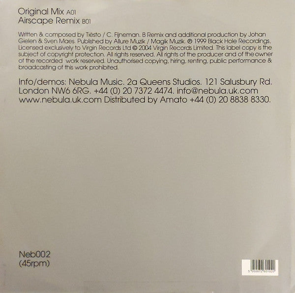 DJ Tiësto : Sparkles (12")