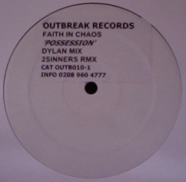 Faith In Chaos : Possession (12", W/Lbl, Sti)