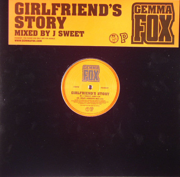 Gemma Fox : Girlfriend's Story (12", Promo)