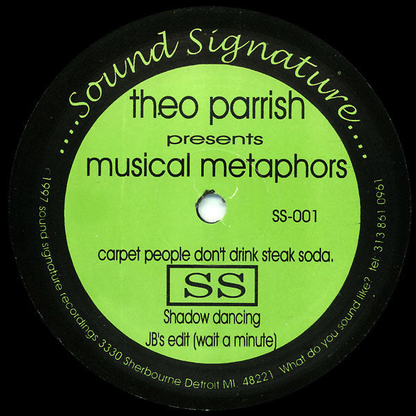 Theo Parrish : Musical Metaphors (12")