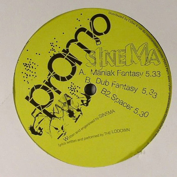 Sinema : Maniak Fantasy (12")