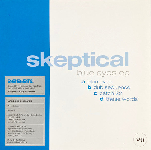Skeptical (2) : Blue Eyes EP (2x12", EP, Ltd, Num, Blu)