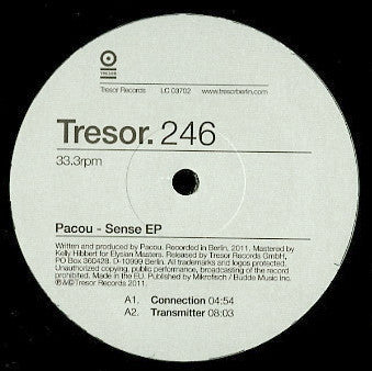 Pacou : Sense EP (12", EP)