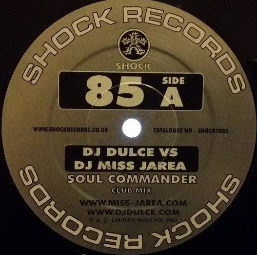 DJ Dulce Vs DJ Miss Jarea : Soul Commander (12")