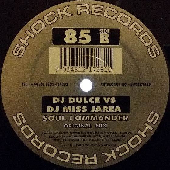 DJ Dulce Vs DJ Miss Jarea : Soul Commander (12")