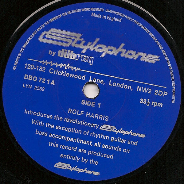 Rolf Harris : Stylophone By Dübreq (7")