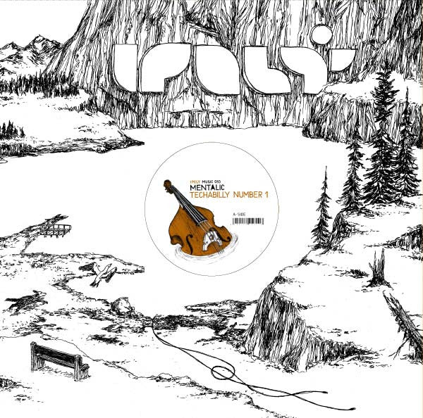 Mentalic : Techabilly Number 1 (12", Whi)