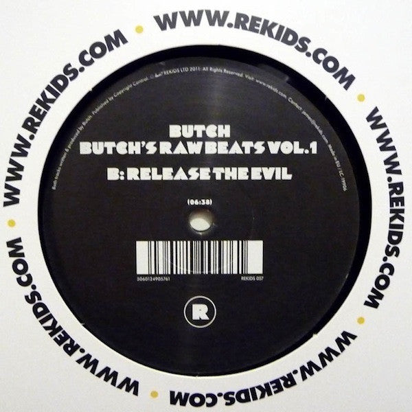 Butch : Butch's Raw Beats Vol. 1 (12")