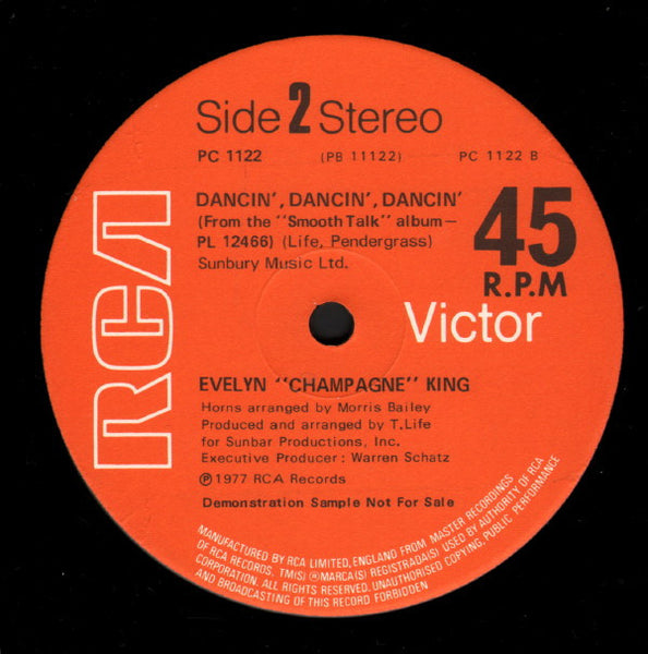 Evelyn "Champagne" King* : Shame (12", Promo)