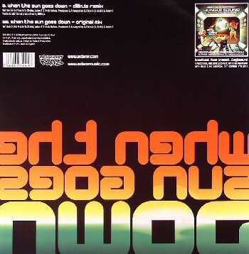 Fresh Feat. Adam F : When The Sun Goes Down (12")