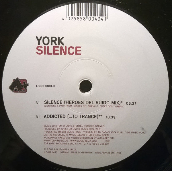 York : Silence (12")