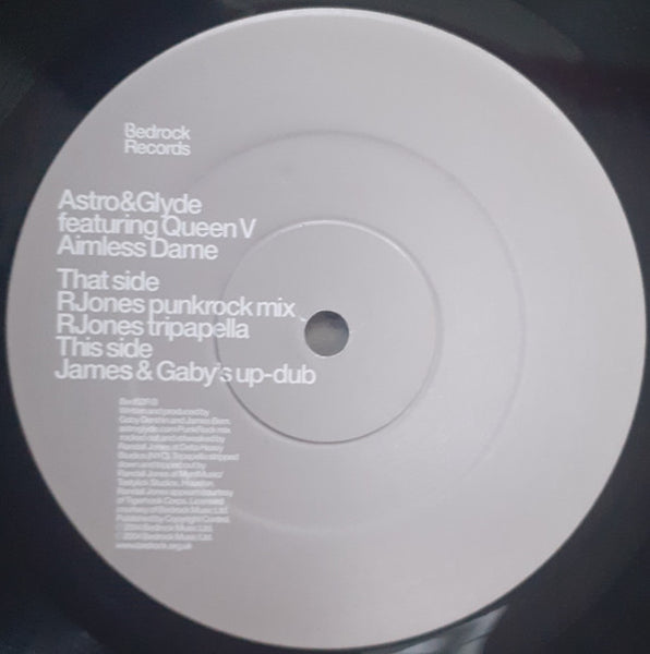 Astro & Glyde Featuring Queen V : Aimless Dame (Remixes) (12")