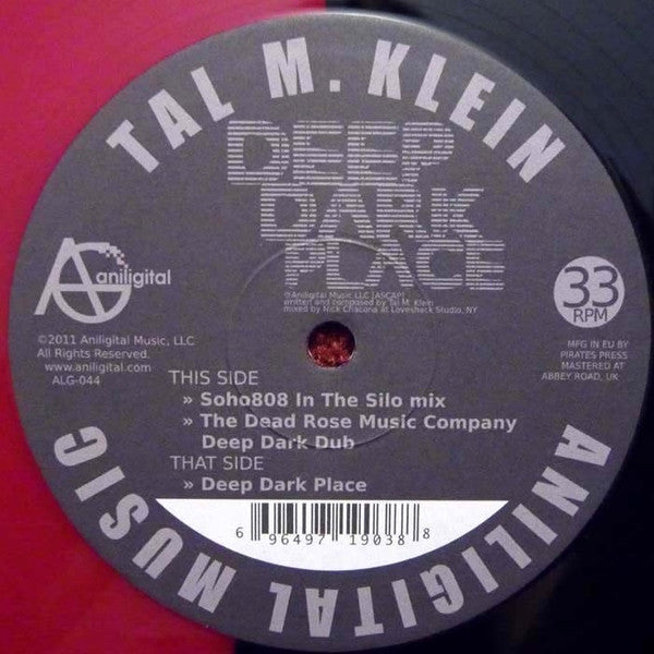 Tal M Klein : Deep Dark Place (12", Bla)