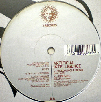 Artificial Intelligence : Pigeon Hole Remix (Feat. DRS) / Uprising (Dillinja Remix) (12")