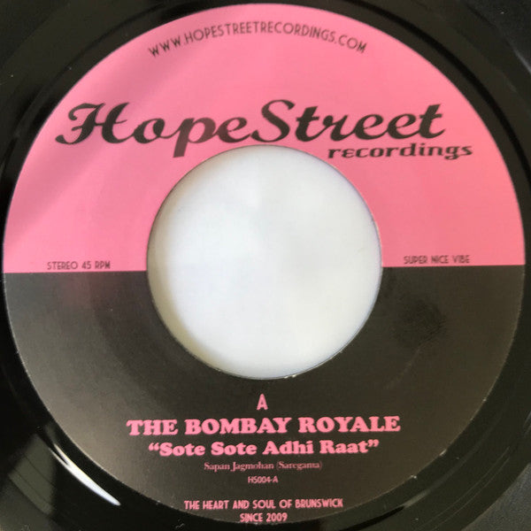 The Bombay Royale : Sote Sote Adhi Raat (7", Single)