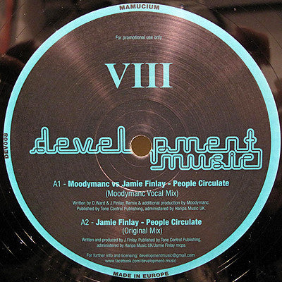 Moodymanc Vs Jamie Finlay : People Circulate (12")