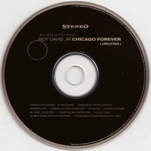 Roy Davis Jr. : Chicago Forever (CD, Album)