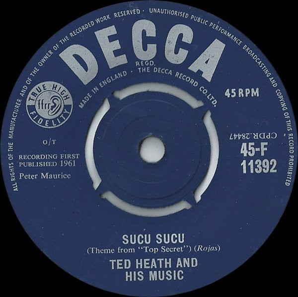 Ted Heath And His Music : Sucu Sucu (7")