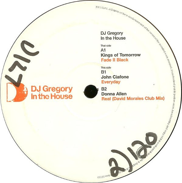 DJ Gregory : In The House (Part Two) (2x12", Comp)