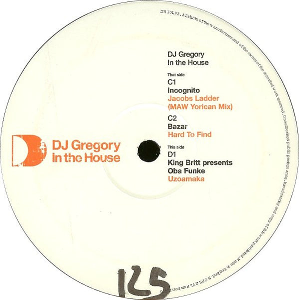 DJ Gregory : In The House (Part Two) (2x12", Comp)