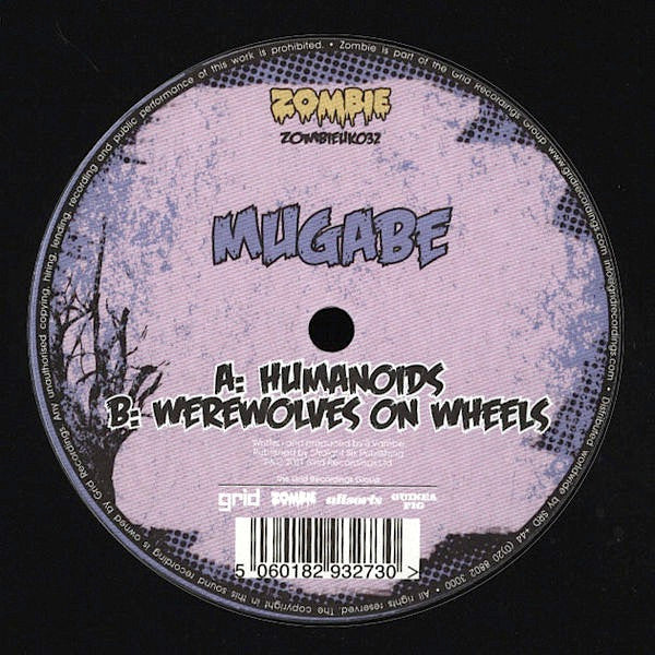 Mugabe : Humanoids / Werewolves On Wheels (12")