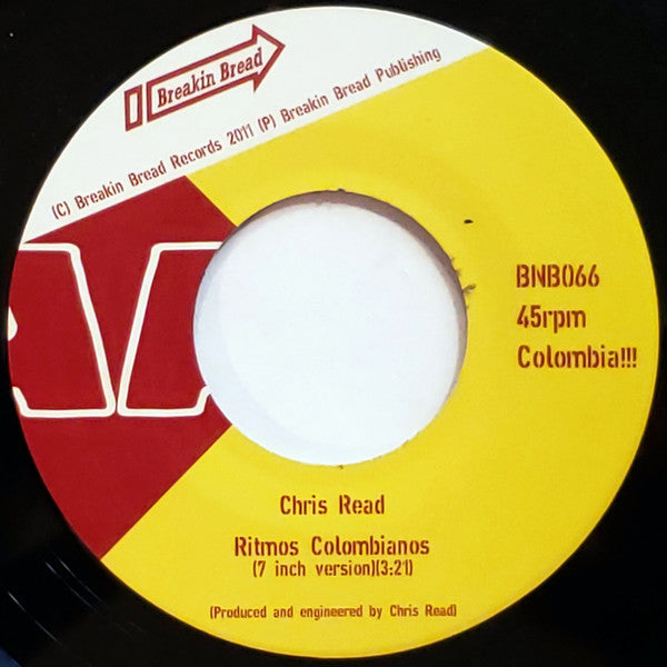 Chris Read : Disco Cumbia / Ritmos Colombianos (7", Single)