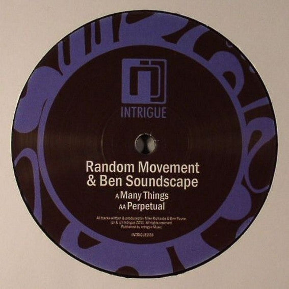 Random Movement & Ben Soundscape : Many Things / Perpetual (12")