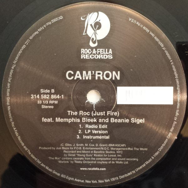 Cam'ron : Oh Boy / The Roc (12")