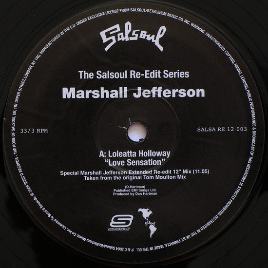 Loleatta Holloway / First Choice : Love Sensation / Dr Love (Marshall Jefferson 12" Re-Edit) (12")
