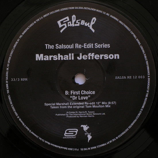 Loleatta Holloway / First Choice : Love Sensation / Dr Love (Marshall Jefferson 12" Re-Edit) (12")