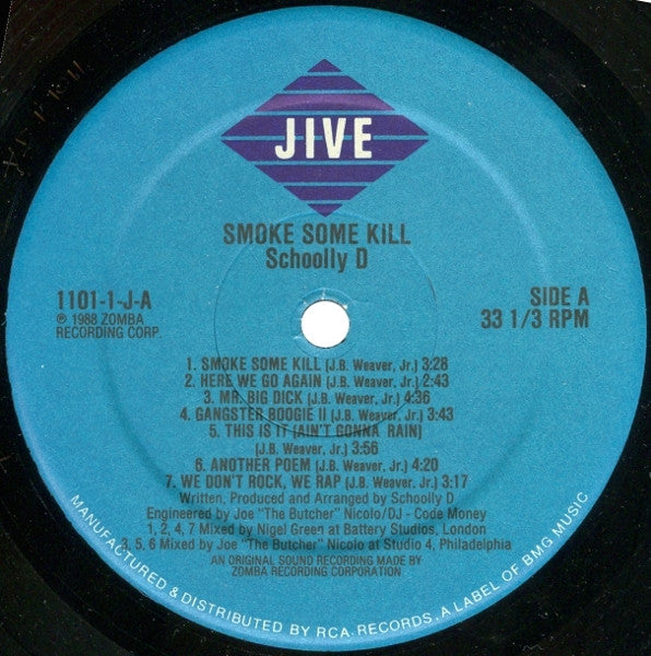 Schoolly D : Smoke Some Kill (LP, Album)