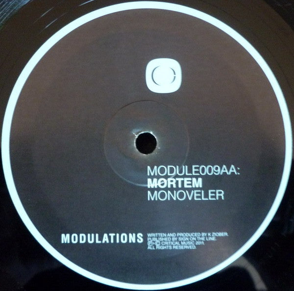 Mortem (5) : Get Closer / Monoveler (10")